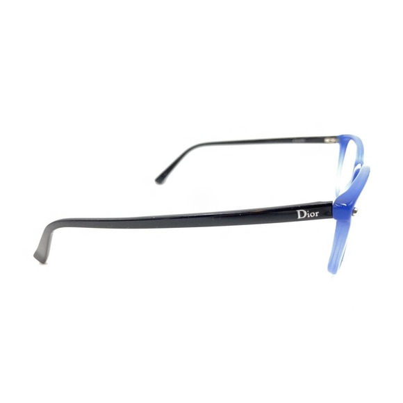 Christian Dior CD 3271 Blue Black Eyeglasses Frames 53-13 140 Italy Designer - Picture 4 of 12